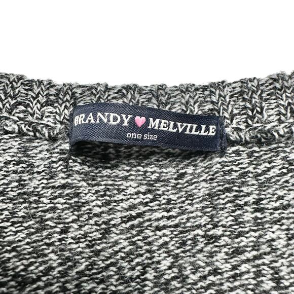 Brandy Melville | Women | Veena Wool Blend Marled Stripe Relaxed LS Sweater | OS - Picture 7 of 10